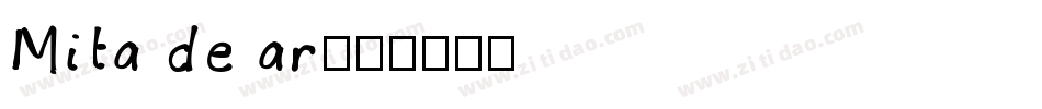 Mita de ar字体转换
